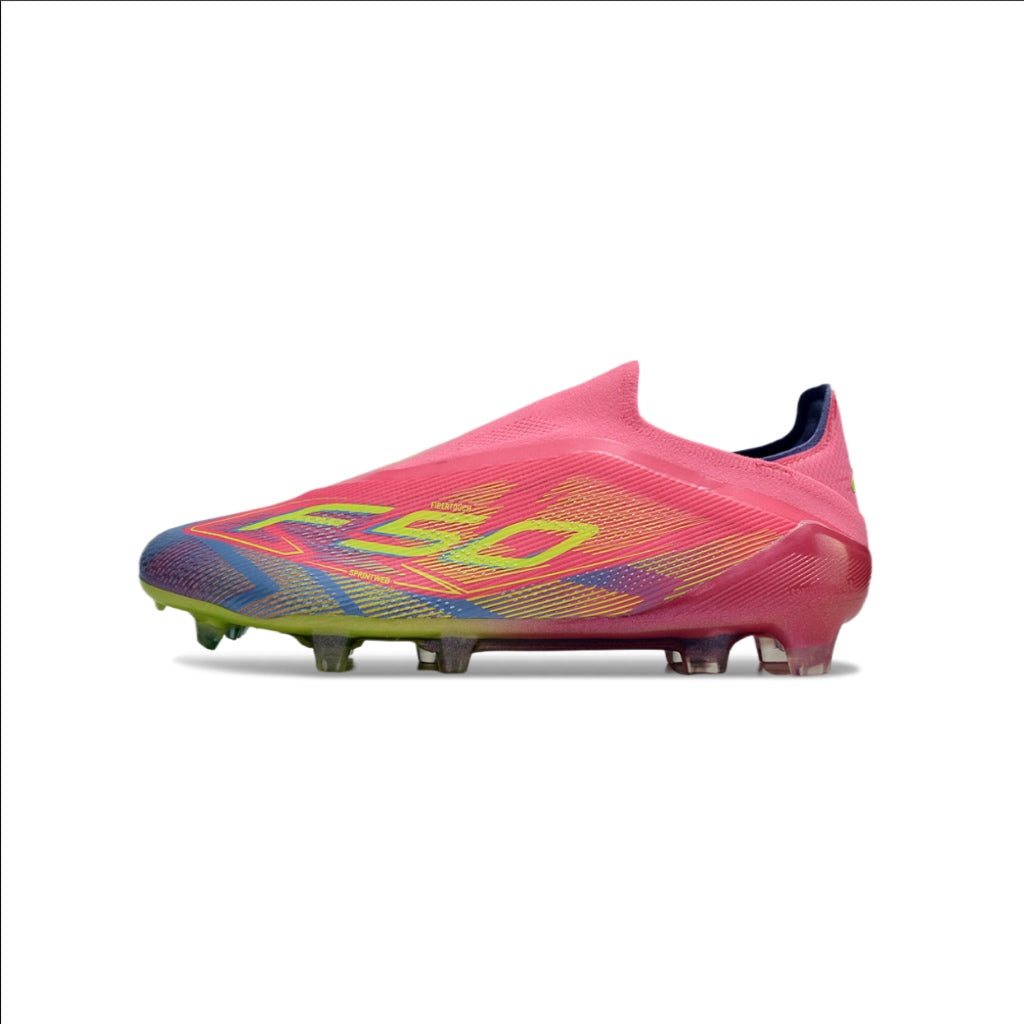 Adidas F50 Elite Laceless Pink/Lime Green