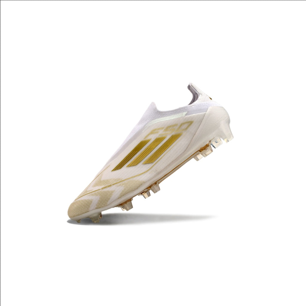 Adidas F50 Elite Laceless Ivory White