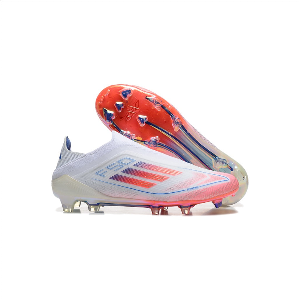 Adidas F50 Elite Laceless Arctic White/Light Rose
