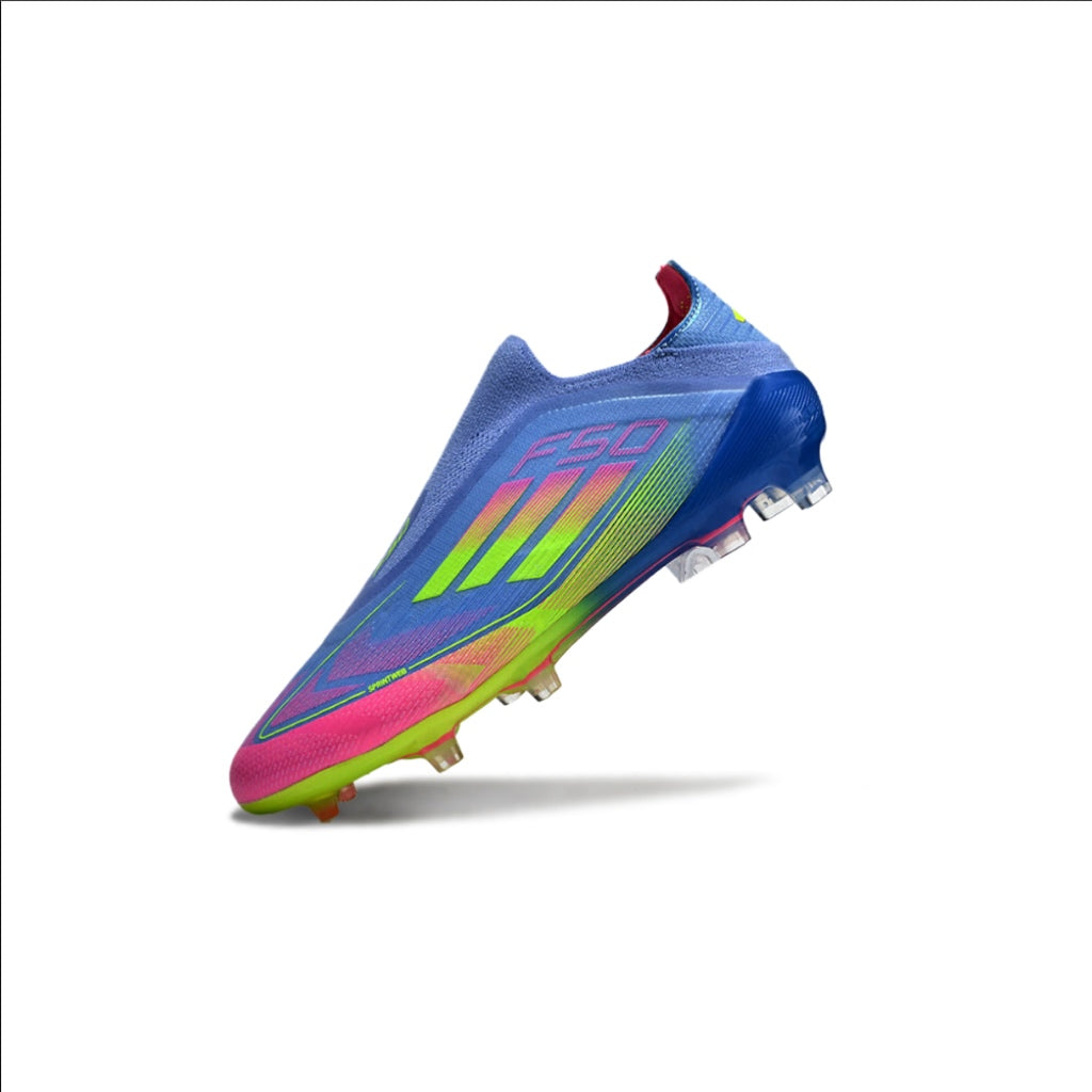 Adidas F50 Elite Laceless Blue/Pink/Green