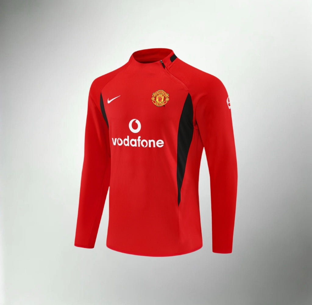 Manchester United 2002-2003 Red Retro Training Top
