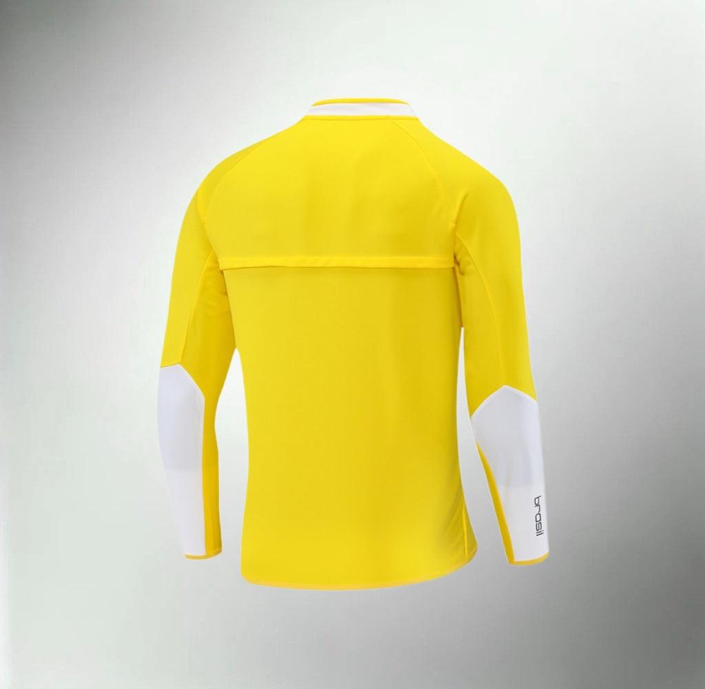 Brazil 2002 Yellow Retro Training Top