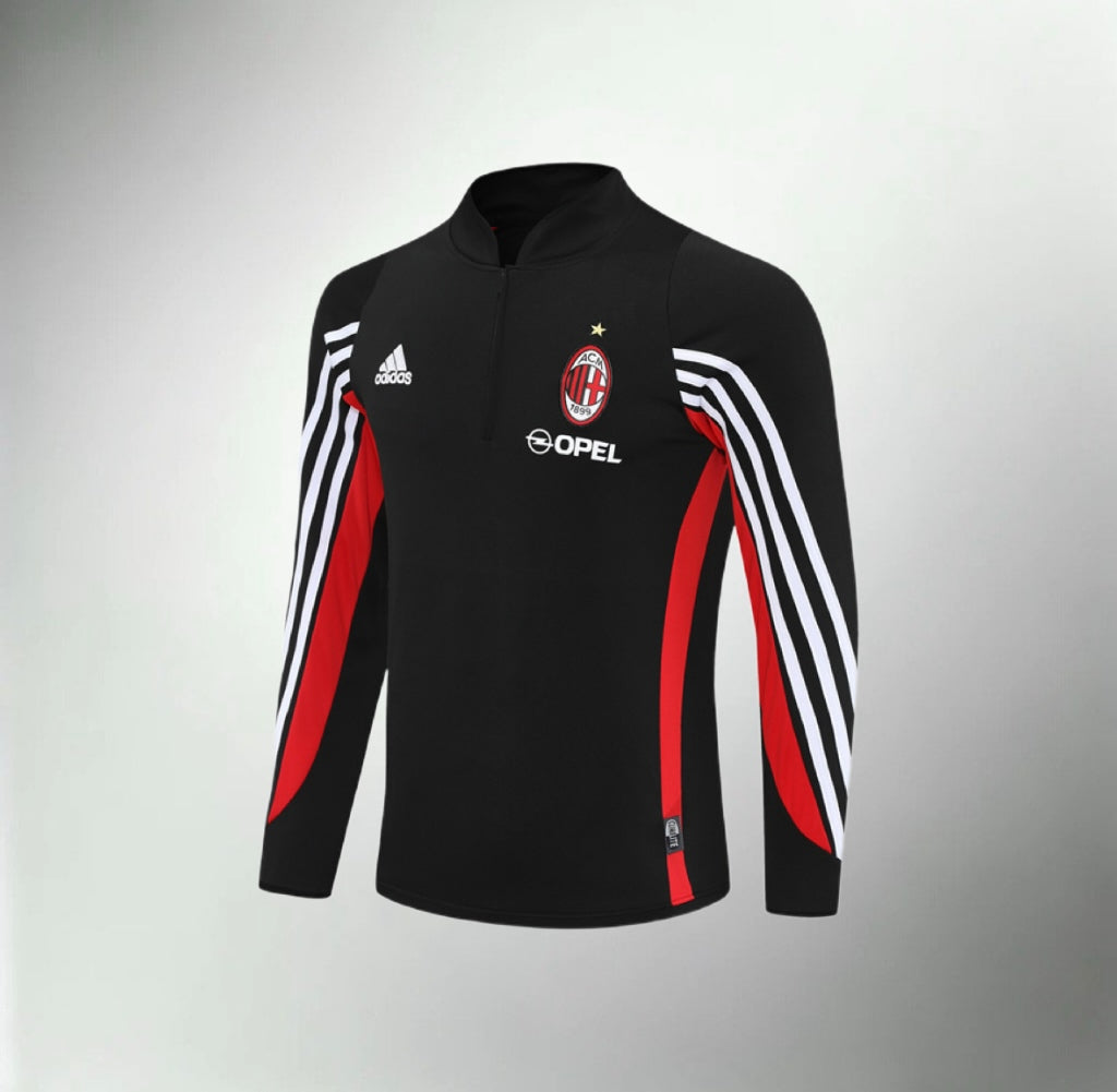 AC Milan 2003-2004 Black Retro Training Top