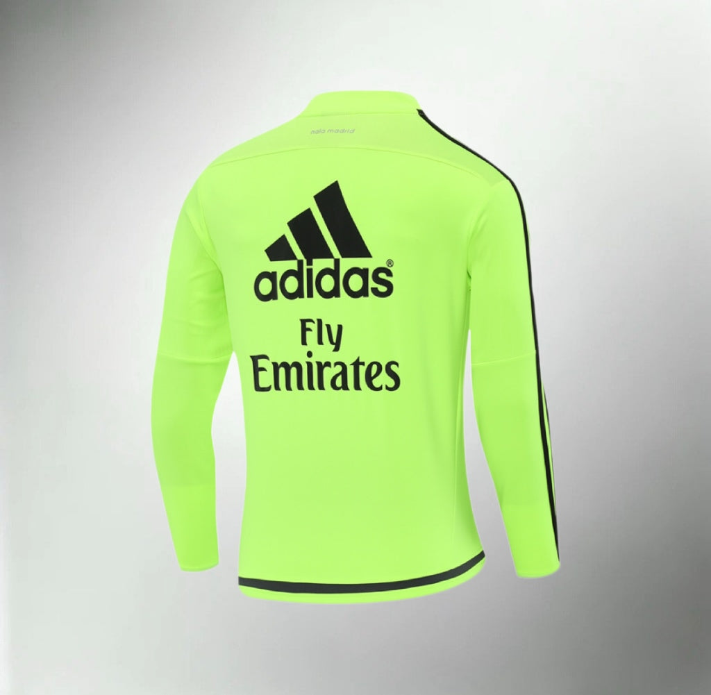 Real Madrid 2015-2016 Light Green Retro Training Top