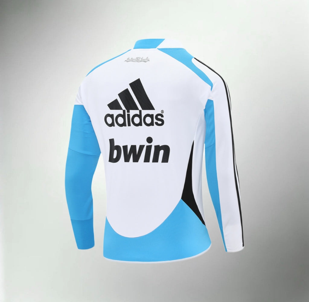 Real Madrid 2012-2013 White Retro Training Top