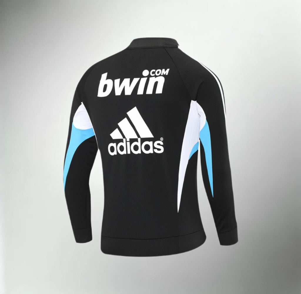 Real Madrid 2008-2009 Black Retro Training Top