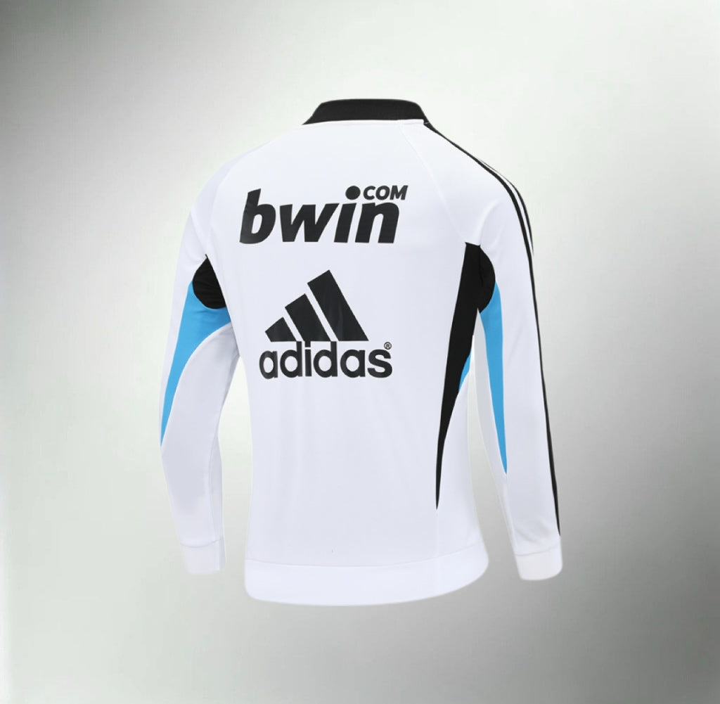 Real Madrid 2008-2009 White Retro Training Top