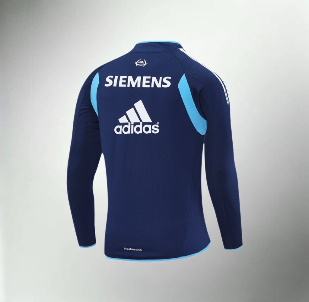 Real Madrid 2005-2006 Blue Retro Training Top