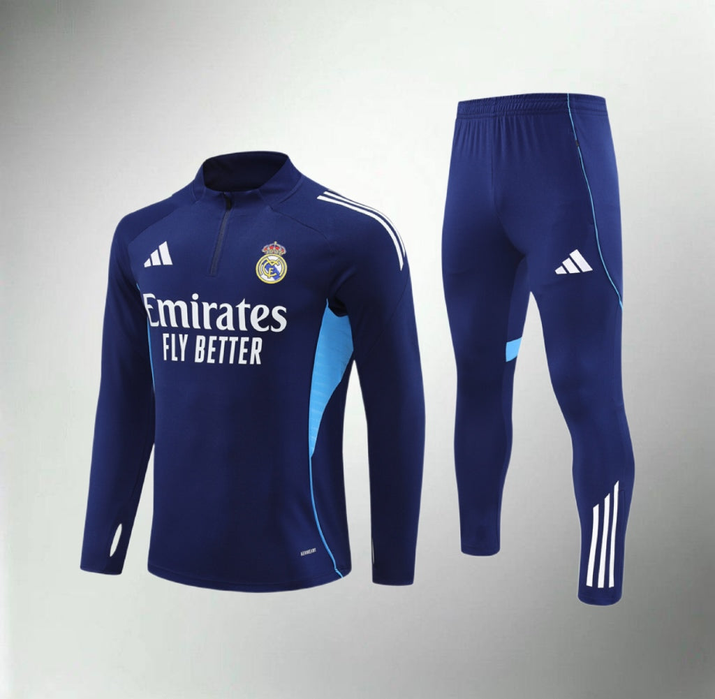 Real Madrid 25/26 Blue Tracksuit