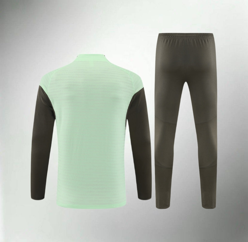 Real Madrid 25/26 Light Green/Gray Tracksuit