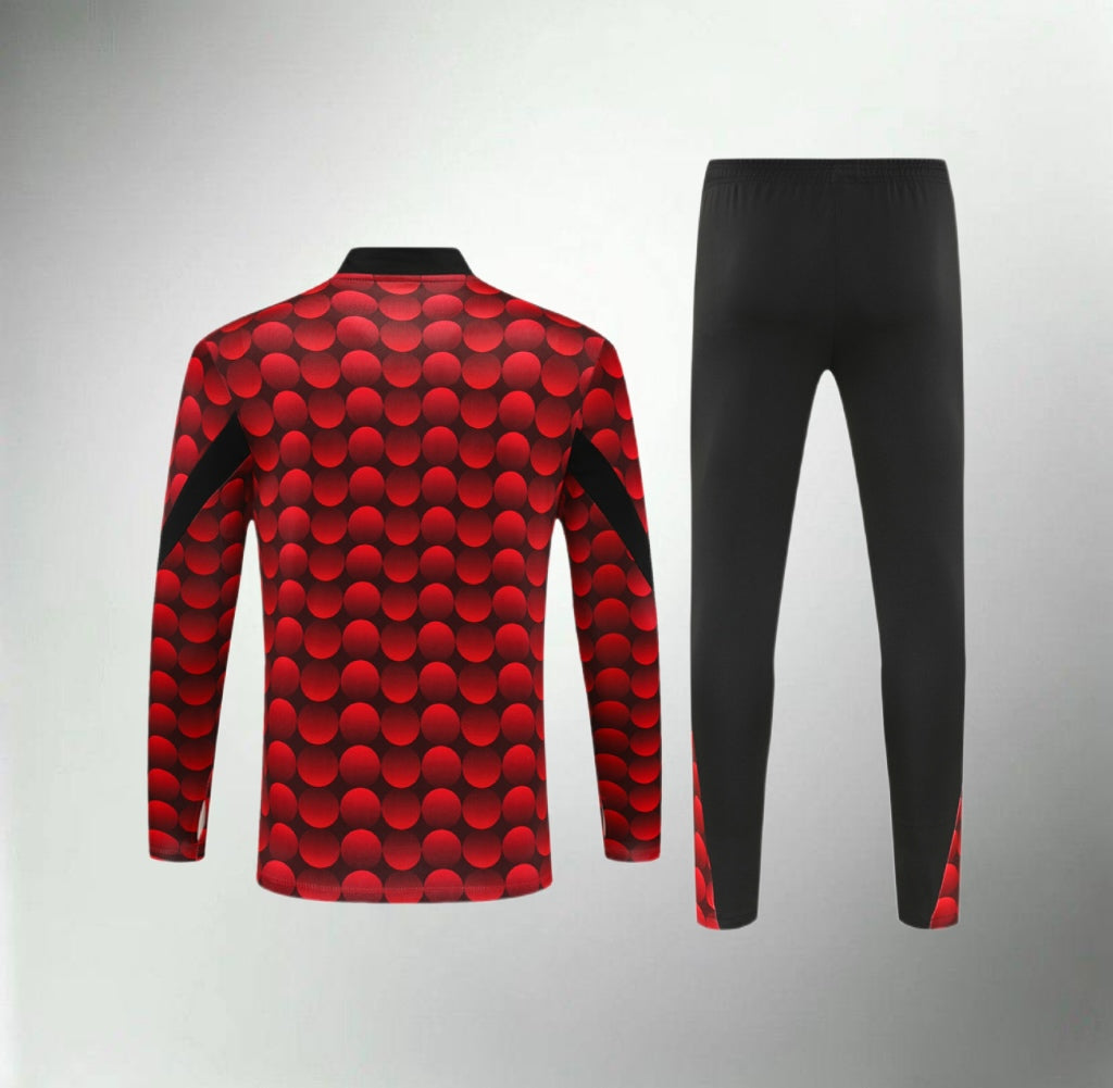 Feyenoord Rotterdam 25/26 Red/Black Tracksuit