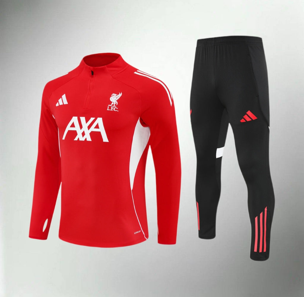 Liverpool 25/26 Red/Black Tracksuit
