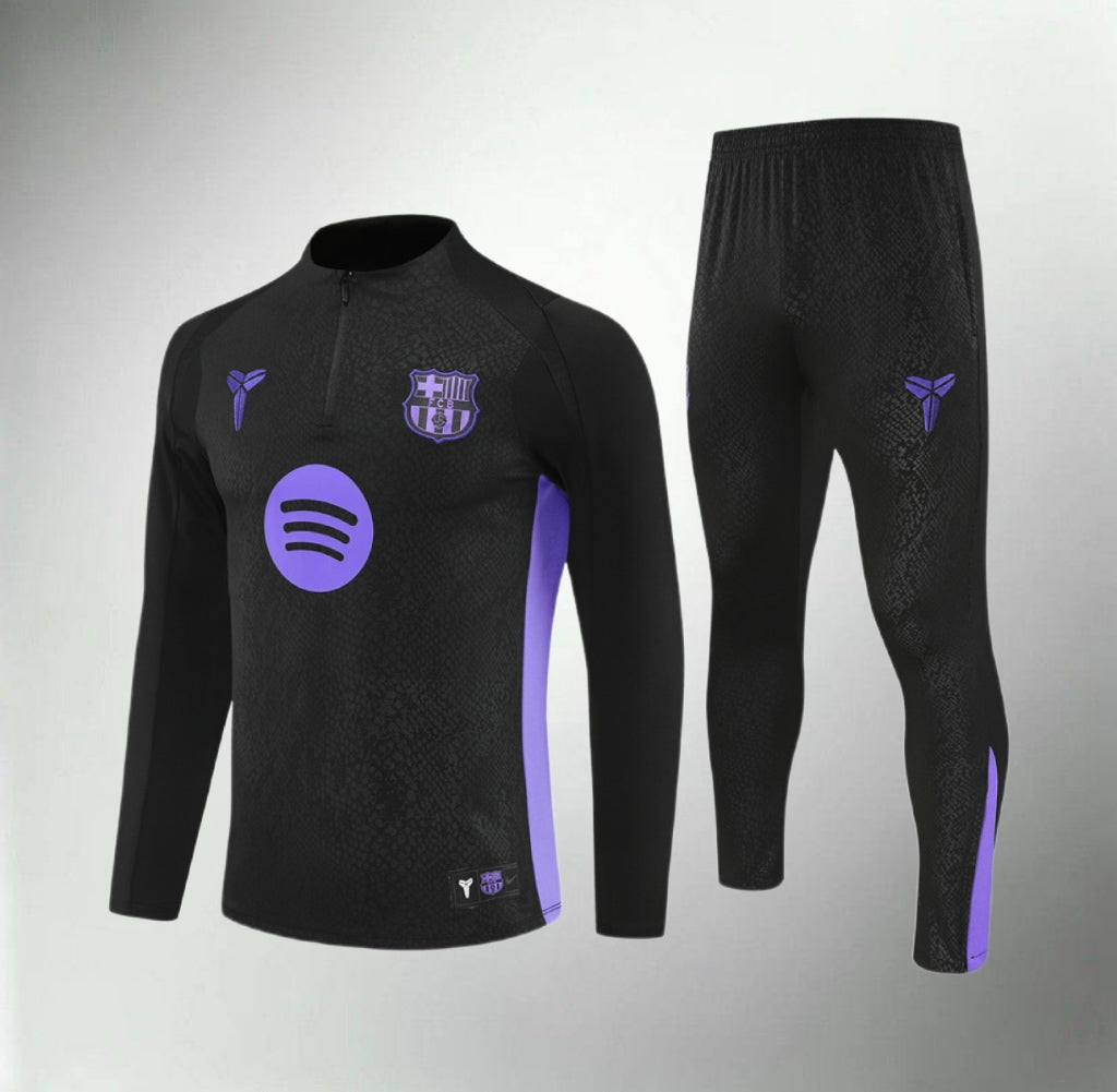 FC Barcelona 25/26 Black/Purple Tracksuit
