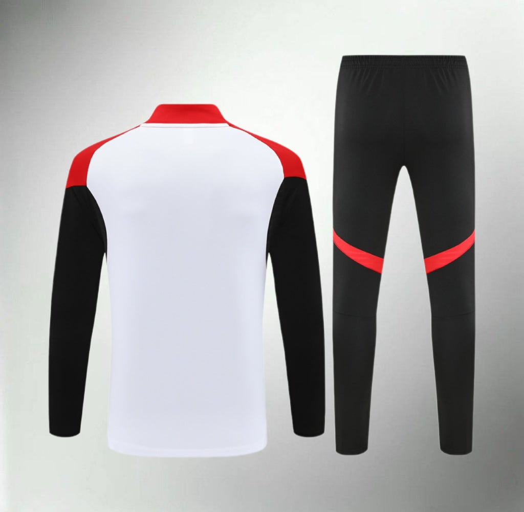 Arsenal 25/26 White/Red/Black Tracksuit