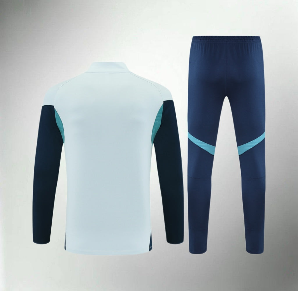 Arsenal 25/26 White/Blue Tracksuit