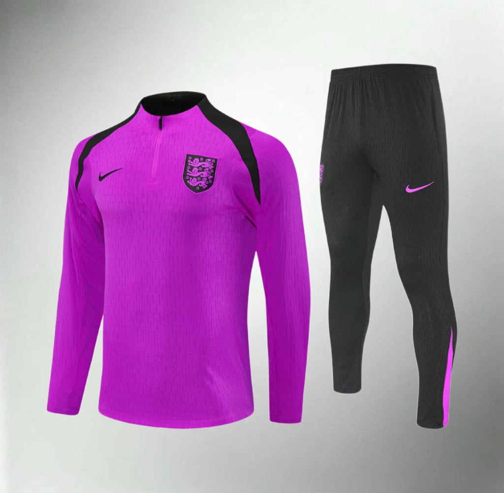 England 25/26 Purple/Black Tracksuit