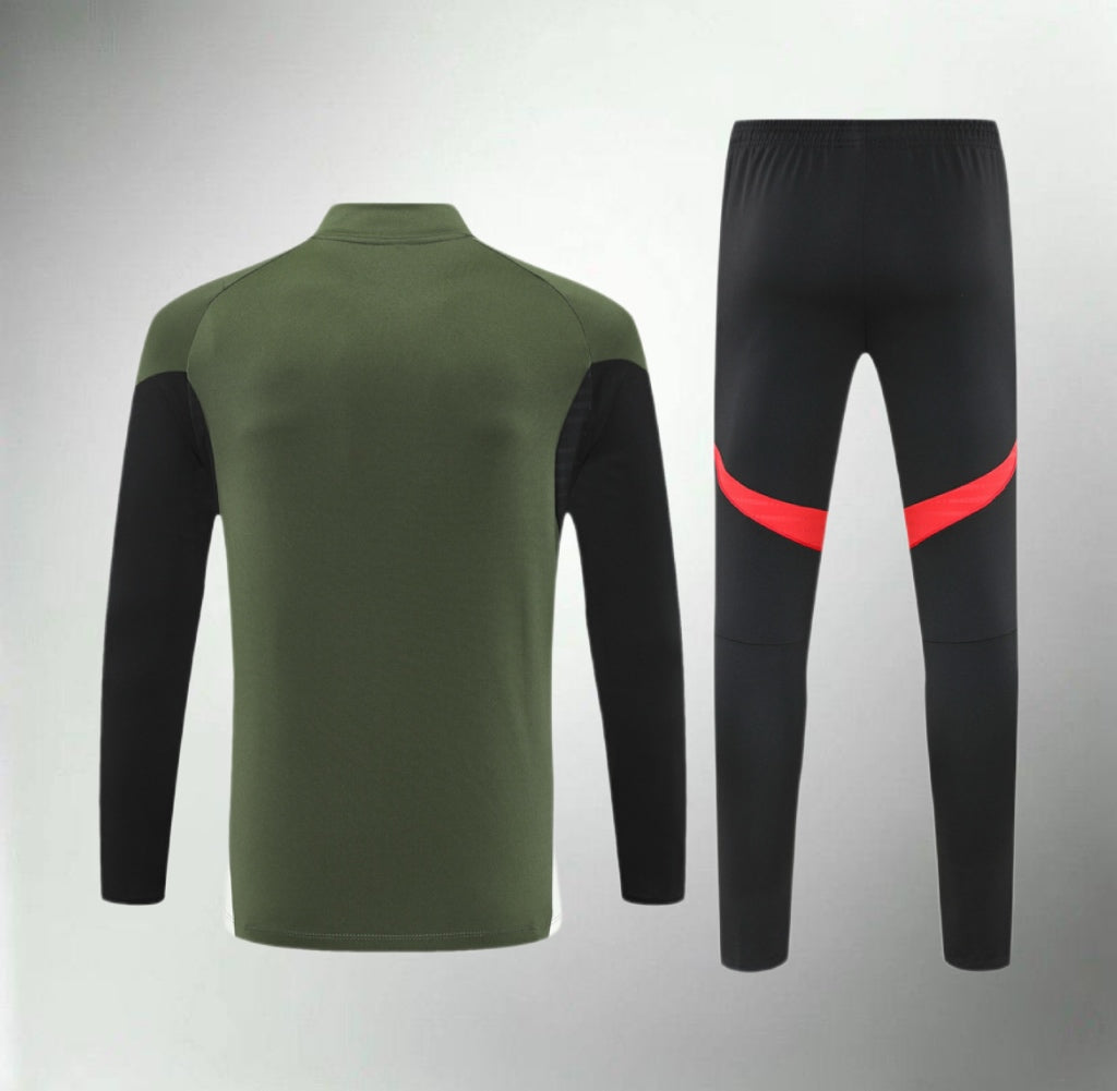 Bayern Munchen 25/26 Dark Green/Black Tracksuit