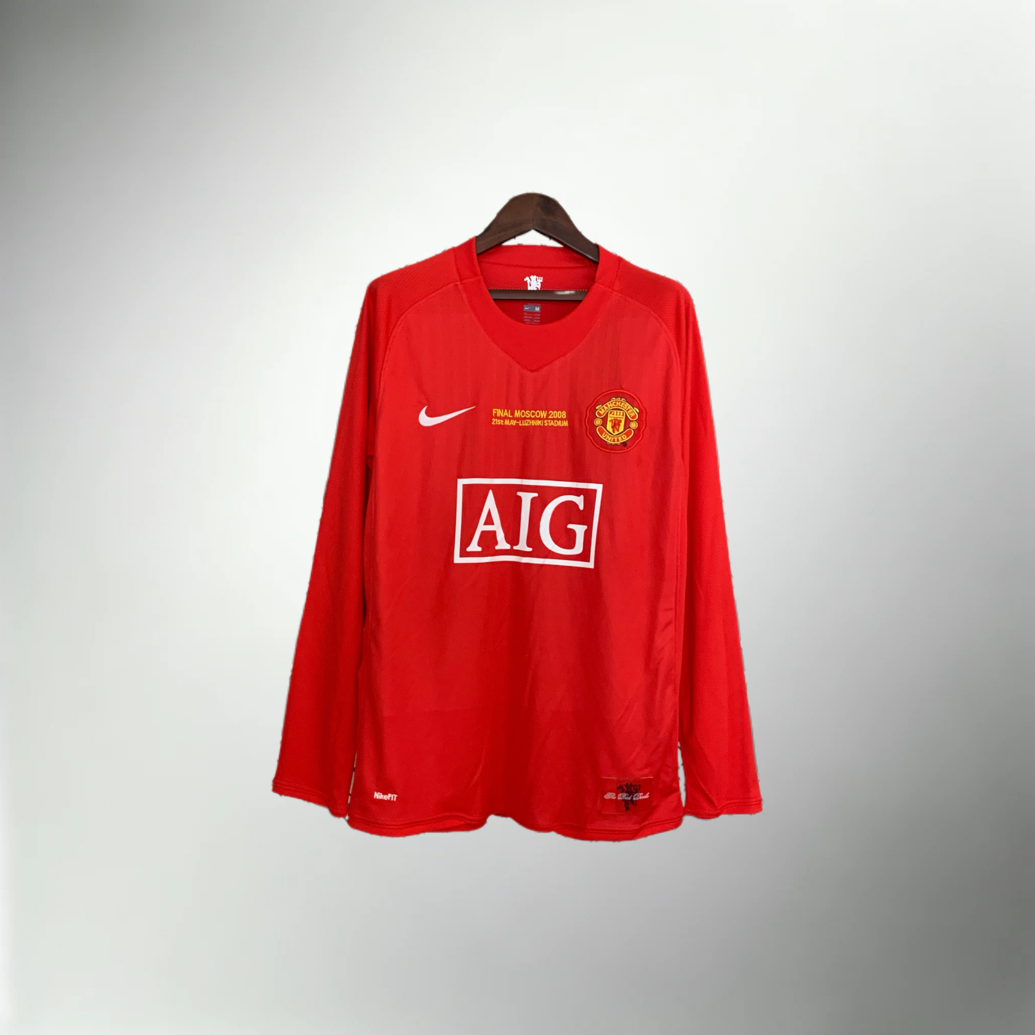 Manchester United 2007-2008 Long Sleeve Home Kit
