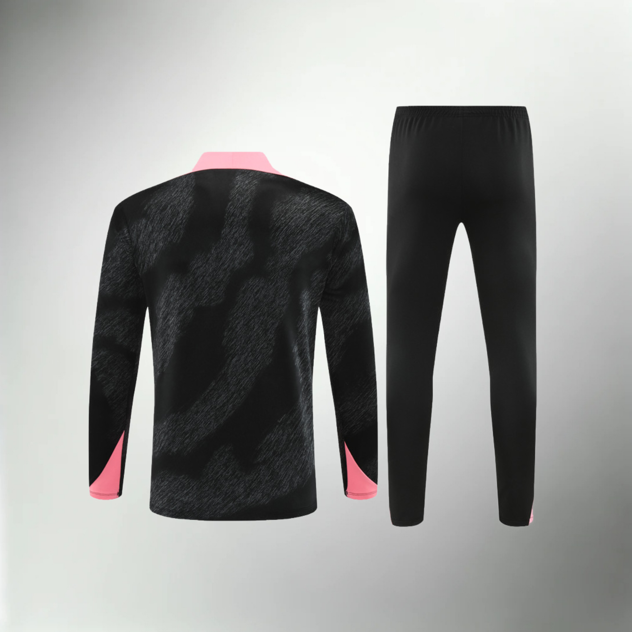 Paris Saint-Germain Black and Pink Tracksuit
