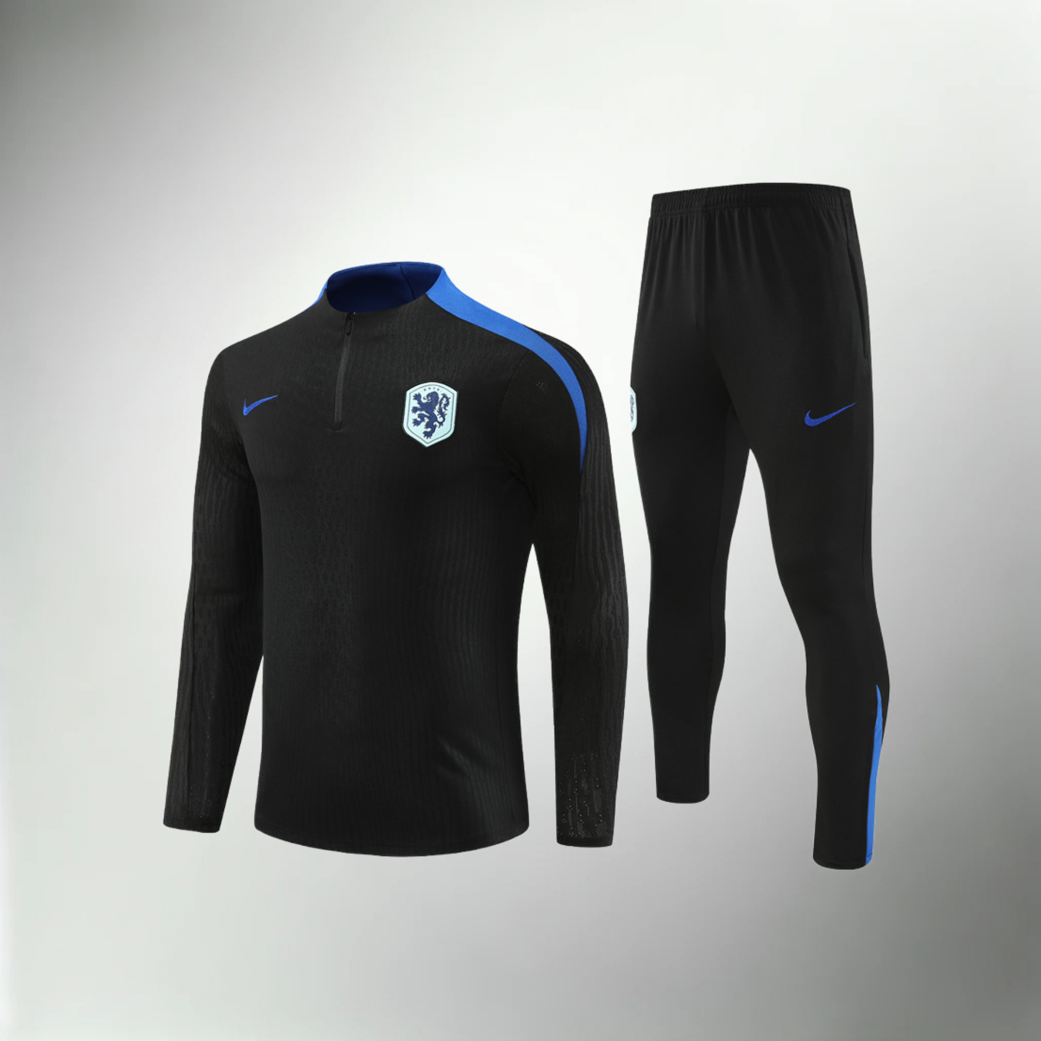 Netherlands Black and Blue Tracksuit