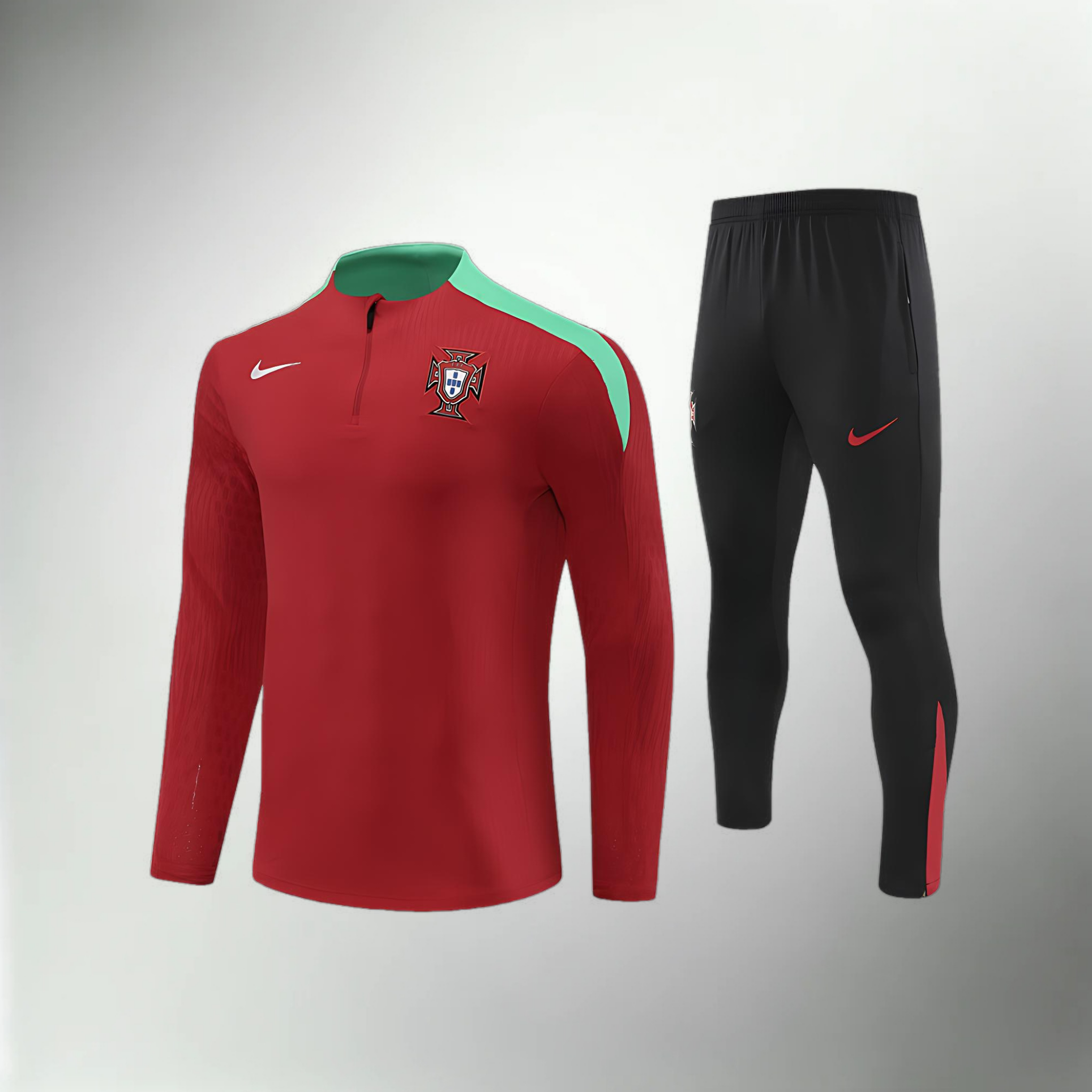 Portugal Red, Black and Turquoise Tracksuit