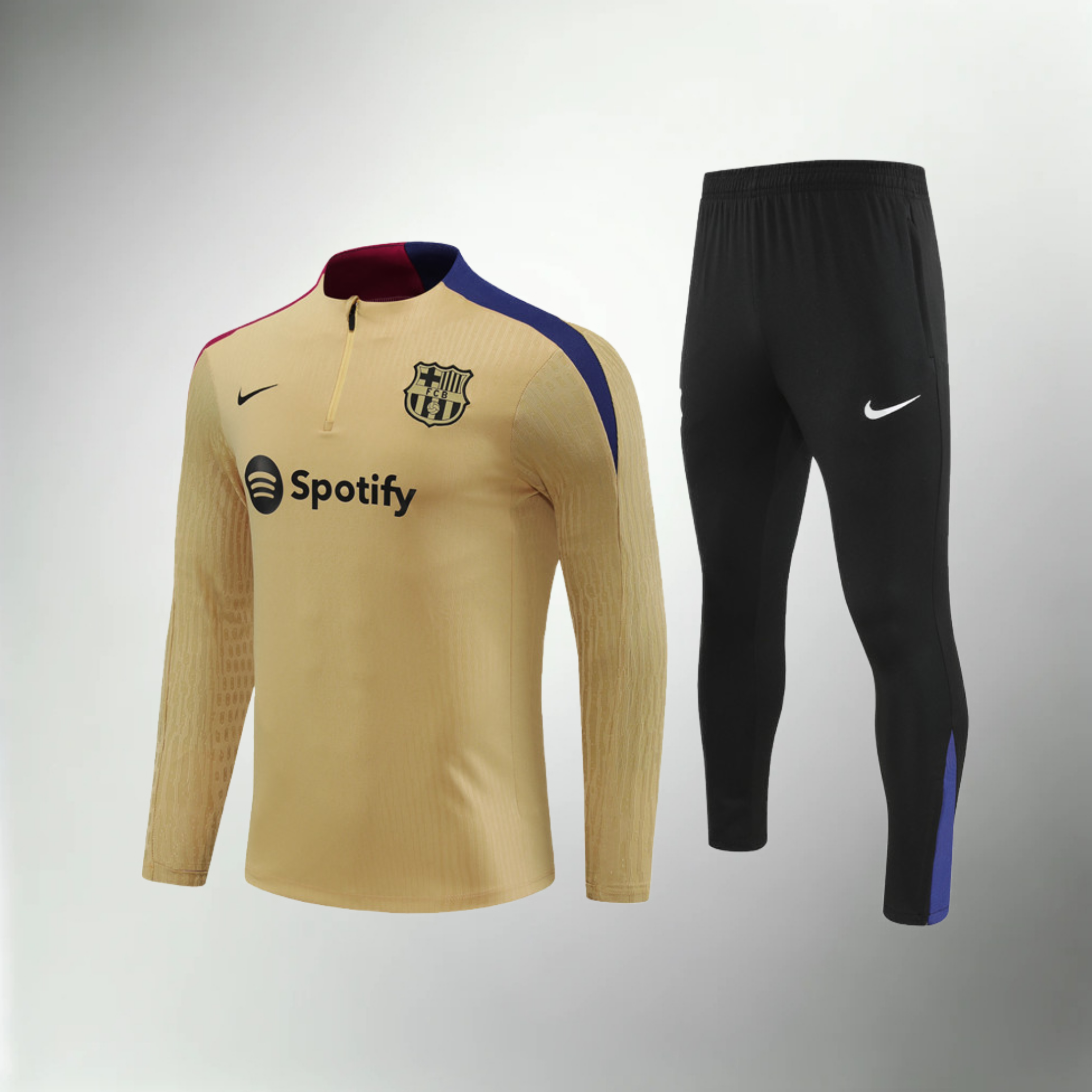 Barcelona Yellow and Black Tracksuit