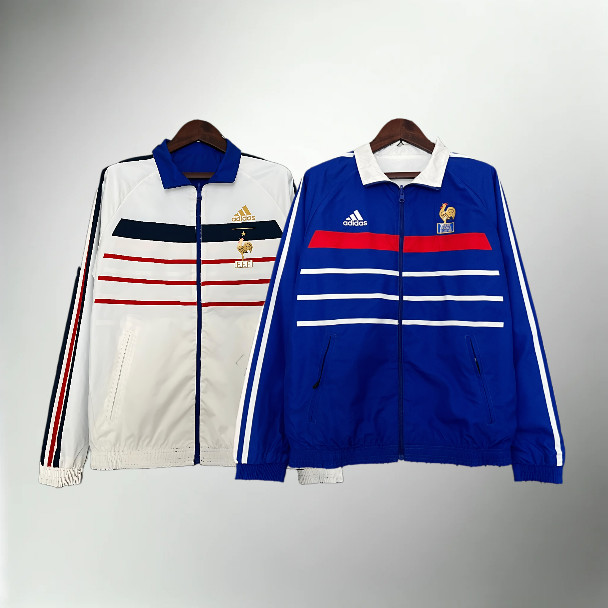 France 1998-1999 Retro Reversible Windbreaker