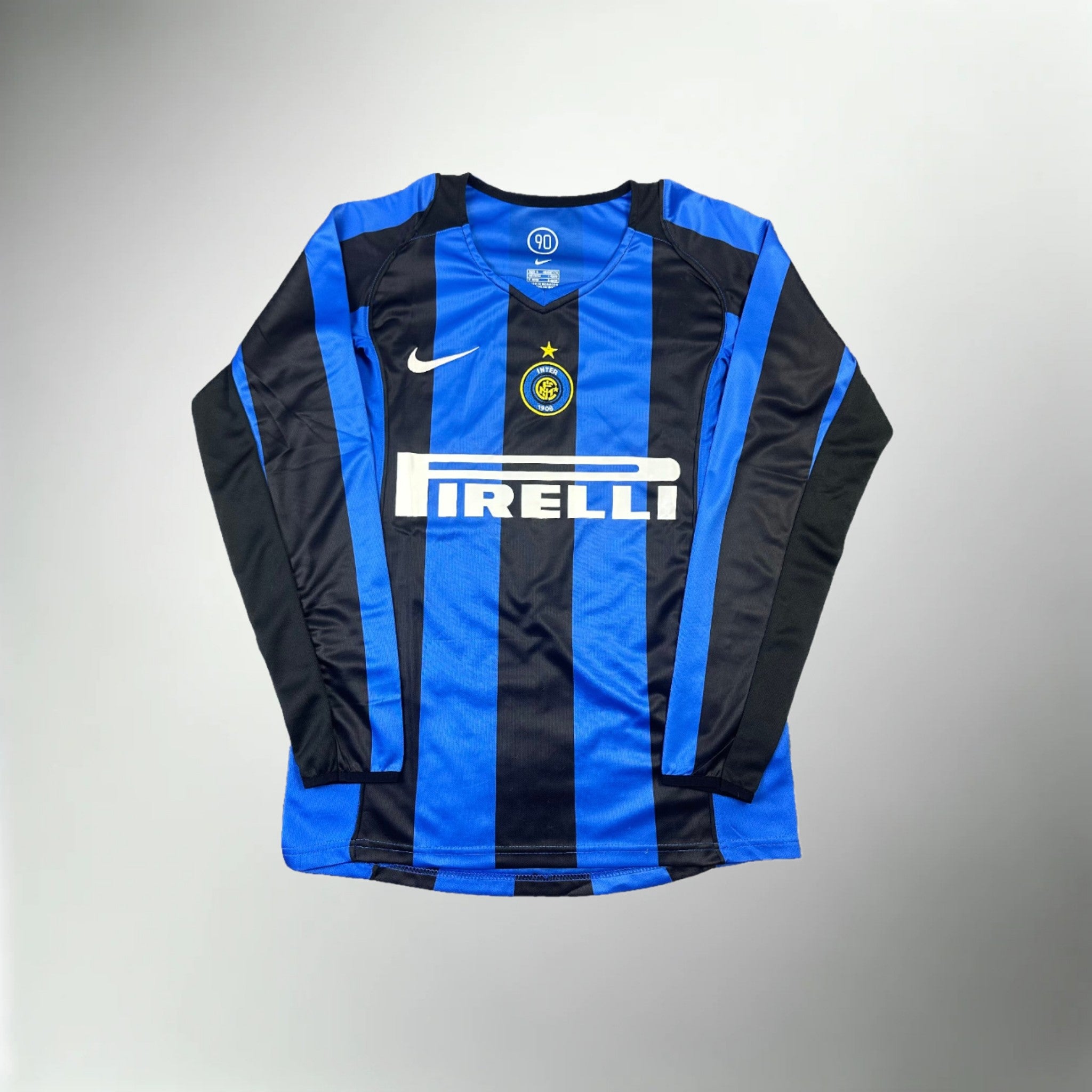 Inter Milan 2004-2005 Long Sleeve Home Kit