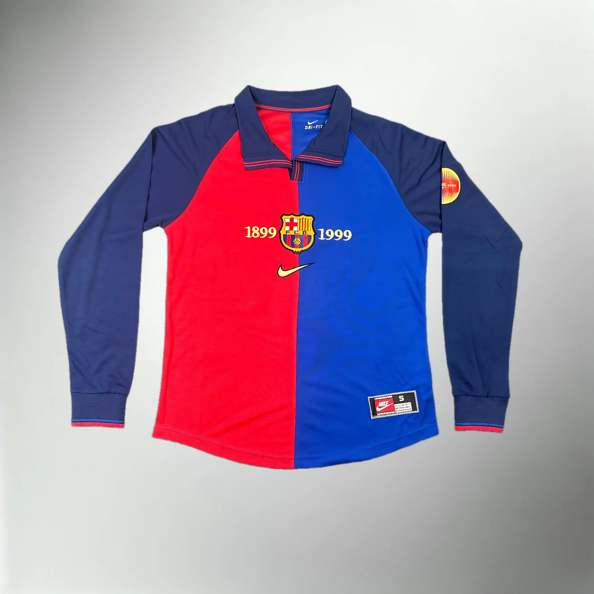 Barcelona 1999-2000 Long Sleeve Home Kit