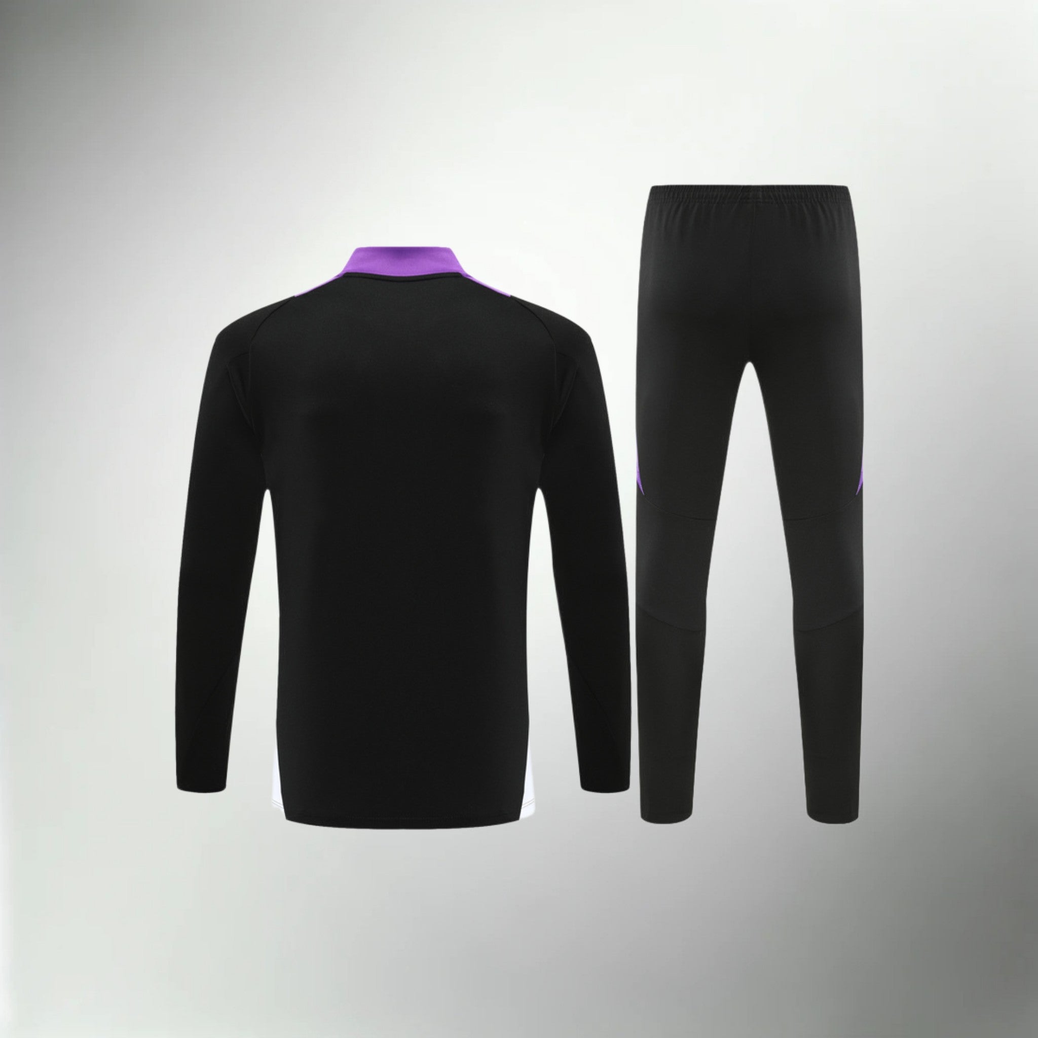 Real Madrid Black And Purple Tracksuit