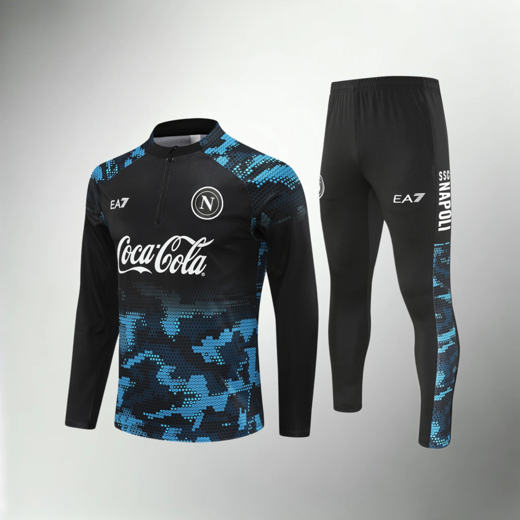 Napoli Black and Blue Tracksuit