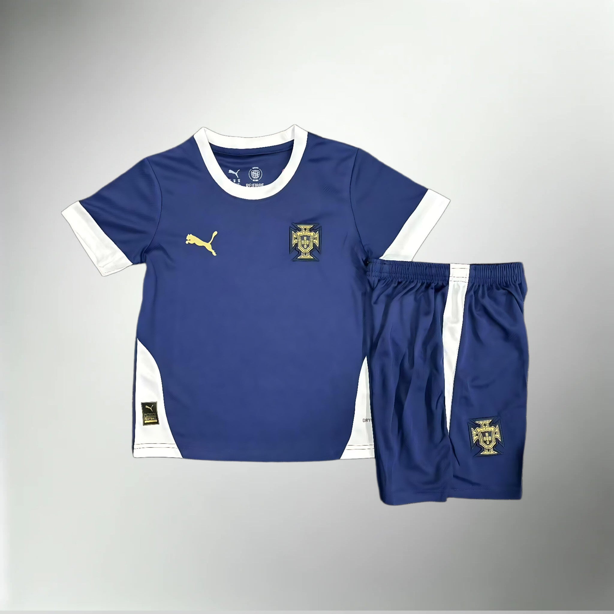 Portugal 2025-2026 Navy Blue Training Kit Kids Size