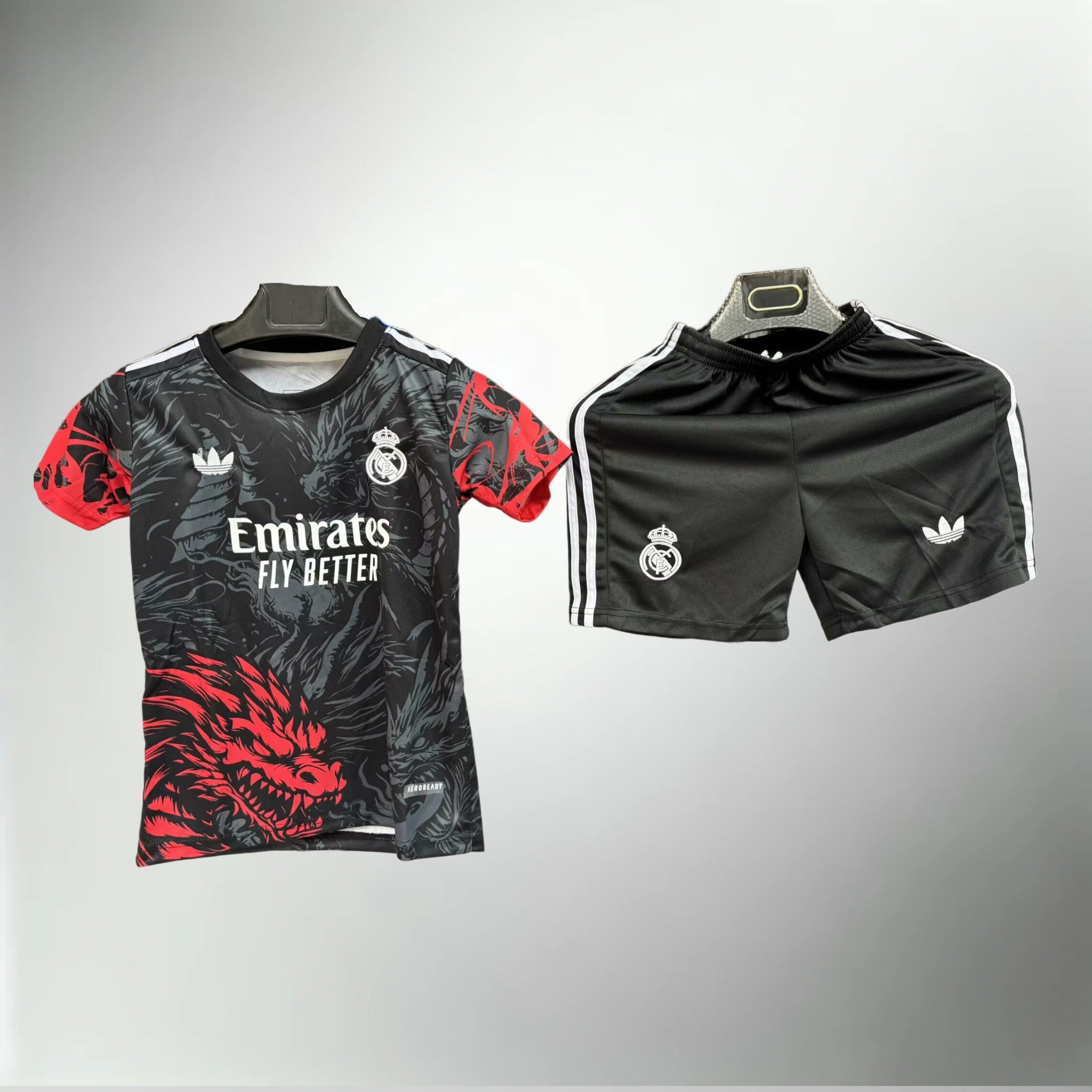 Real Madrid "Crimson Dragon" Special Kit Kids SIze
