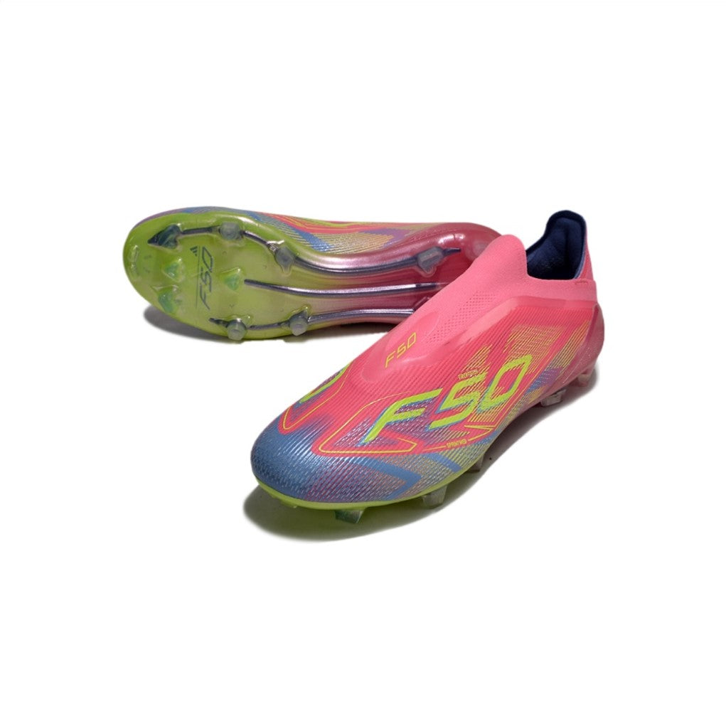 Adidas F50 Elite Laceless Pink/Lime Green