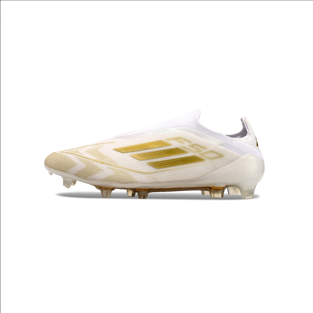 Adidas F50 Elite Laceless Ivory White