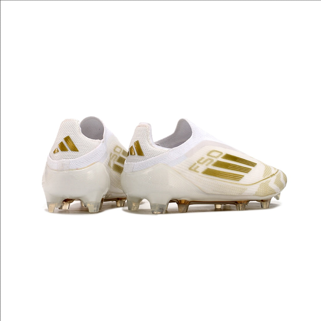 Adidas F50 Elite Laceless Ivory White