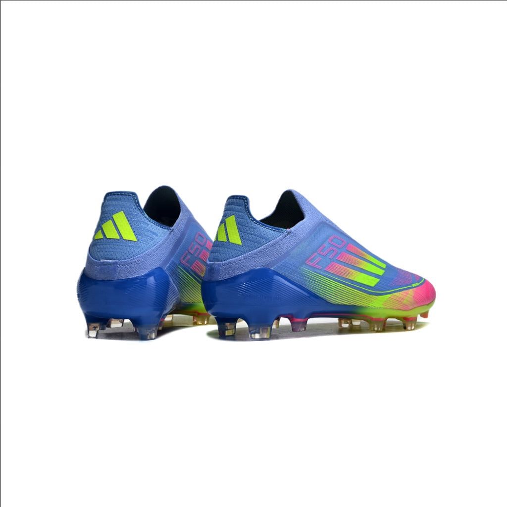 Adidas F50 Elite Laceless Blue/Pink/Green