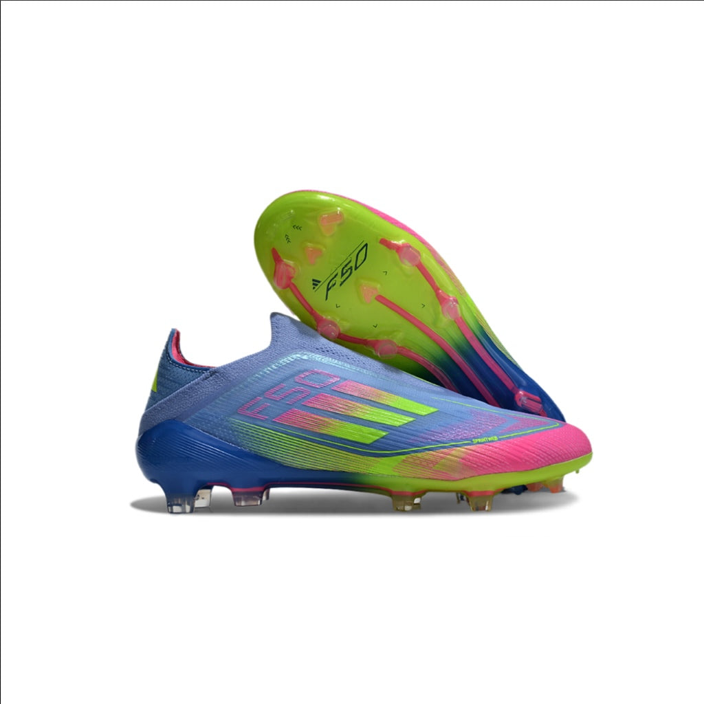 Adidas F50 Elite Laceless Blue/Pink/Green