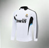 Real Madrid 2008-2009 White Retro Training Top