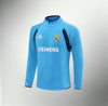 Real Madrid 2005-2006 Light Blue Retro Training Top