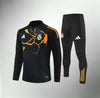 Real Madrid 25/26 Black/Orange Tracksuit