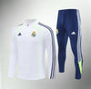 Real Madrid 25/26 White/Blue Tracksuit