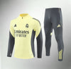 Real Madrid 25/26 Light Yellow/Gray Tracksuit