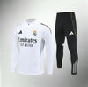 Real Madrid 25/26 White/Black Tracksuit